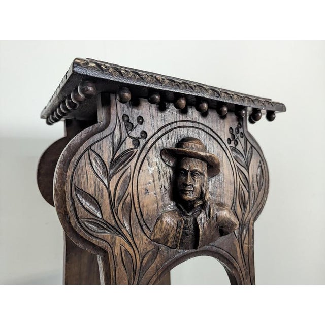 Breton Chestnut Side Table For Sale - Image 4 of 5