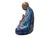 Fine Chinese Shiwan-Style Ceramic Luohan Amitabha in Deep Sea Glaze For Sale - Image 4 of 13