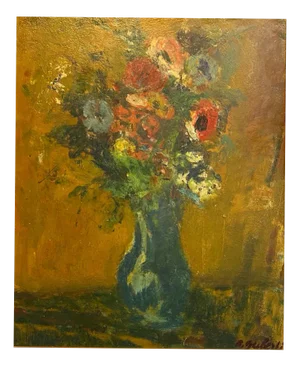 Baldo Guberti, Flowers, Oil on Masonite, 1940s