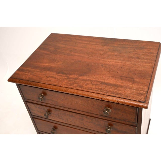 Brown Antique Georgian Chest of Drawers, 1790s For Sale - Image 8 of 12