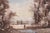 Pair of 19th Century French Barbizon Pendants Landscape Paintings in Gilt Frames For Sale - Image 11 of 14