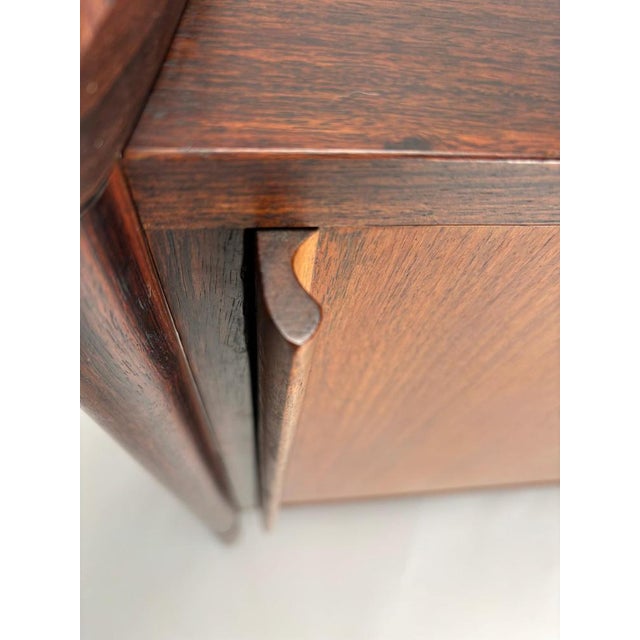 Brown Archimede Sideboard by Hirozi Fukuoh for Gavina, 1962 For Sale - Image 8 of 14