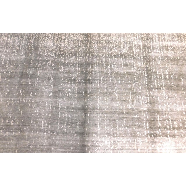 Textile Handmade Bamboo Silk Rug. 8'1"x 10' For Sale - Image 7 of 18