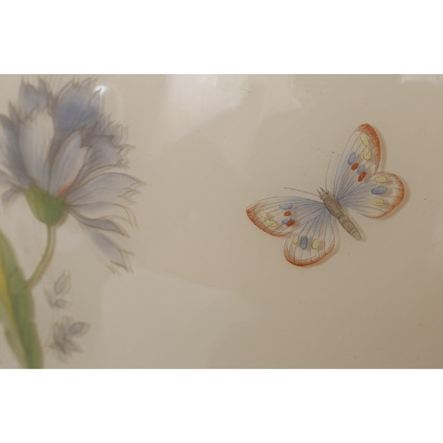 Chinoiserie Glass Table Lamps, a Pair For Sale - Image 9 of 11