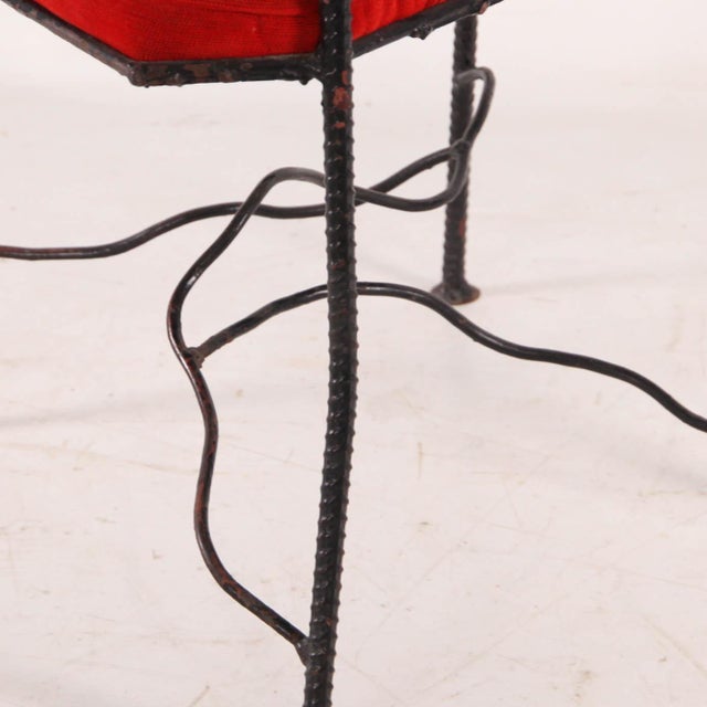 Vintage Hippocampus Armchair in Iron, 1980s For Sale - Image 10 of 14