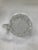Vintage Pressed-Glass Punch Cups With Hobstar Pattern / Set of 8 For Sale - Image 4 of 4