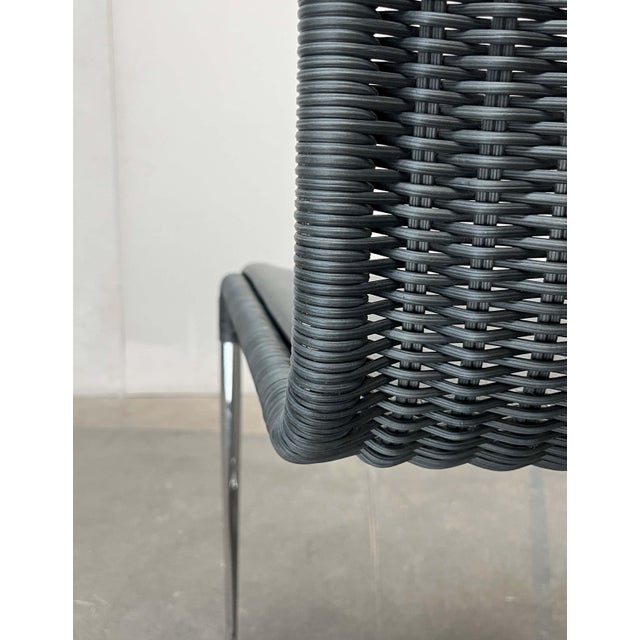 German Gray B25 Cantilever Chairs with Leather Cushions from Tecta, Set of 4 For Sale - Image 13 of 18