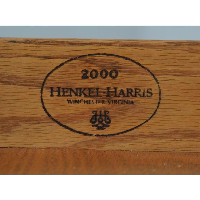 Henkel Harris Mahogany Clover Top Table W. Drawer For Sale - Image 17 of 18