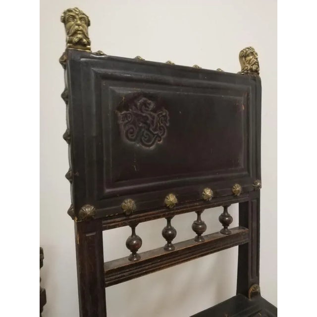 Louis XVIII Style Chairs, 19th Century, Set of 4 For Sale - Image 5 of 12