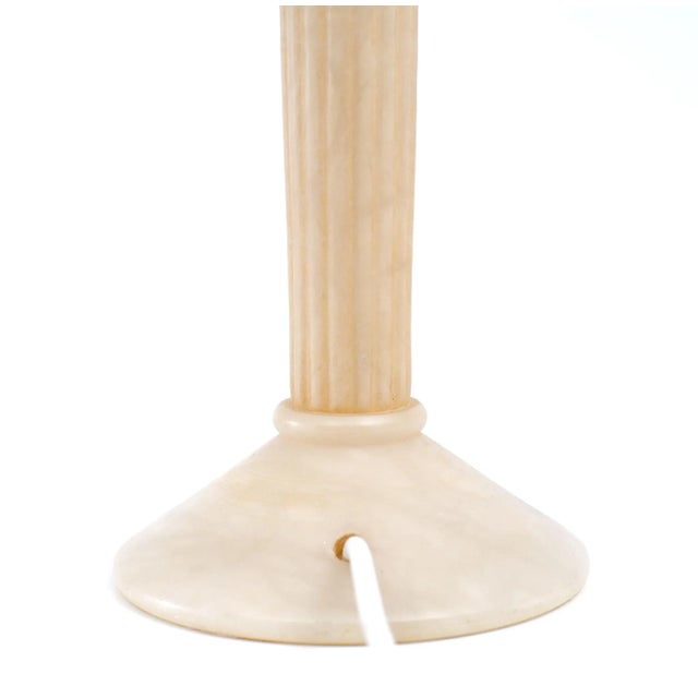 1970s Classical Greek Alabaster Table Lamps, Spain, 1970s, Set of 2 For Sale - Image 5 of 10