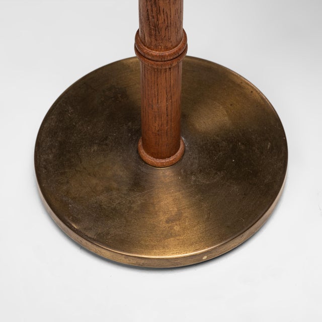 Brass and Wood Table Lamp from Falkenbergs Belysning, Sweden, 1960s For Sale - Image 11 of 12