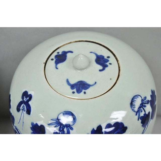 Ceramic Antique Chinese Phoenix Bird Celadon Green Porcelain Covered Ginger Jar - Pair For Sale - Image 7 of 18