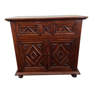Early 2000's Custom Buffet by Colibri Furniture in Dark French Walnut For Sale