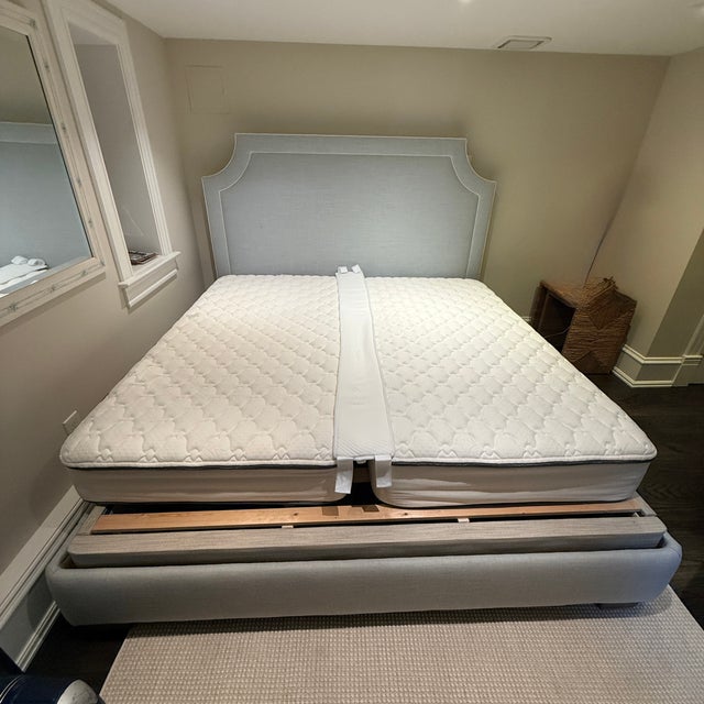 Serena & Lily King Size Serena & Lily Tall Hyde Bed For Sale - Image 4 of 9