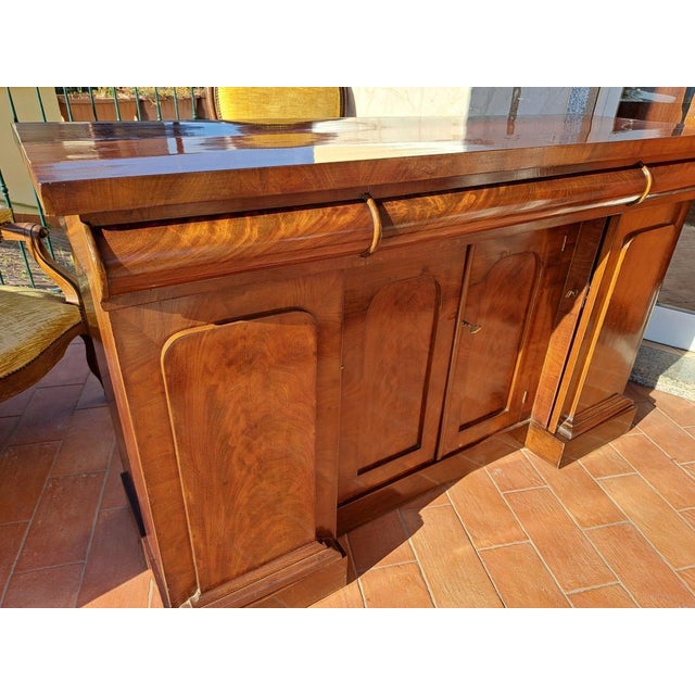 Victorian English Chest of Drawers in Mahogany, 1800s For Sale - Image 4 of 7
