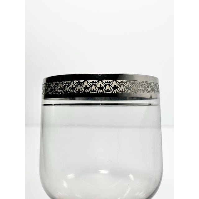 1970s 1970s Tiffin-Franciscan “Indigo” Claret Wine Glasses - Set of 7 For Sale - Image 5 of 7