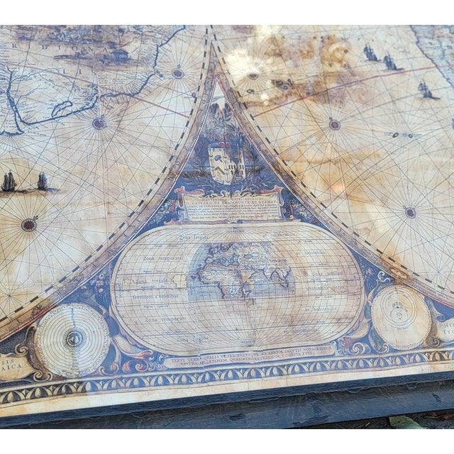 1864 Map of the World 1648 Roberts Maps 2018 Limited Edition Print 6 of 100 For Sale - Image 10 of 18