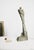 Brutalist Vintage Modern Brutalist Carved Wooden Table Lamp with Opal Globe, 1930s For Sale - Image 3 of 11