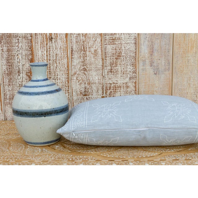 Itzcali Aztec Block Print Pillow For Sale In Los Angeles - Image 6 of 8