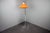 Vintage Hungarian Space Age Orange Plastic and Chrome Floor Lamp, 1970s For Sale - Image 4 of 14