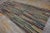 1930s Multicolor Stripe Folk Art Antique American Braided Rug 4'6" X 11'6" Wool Carpet For Sale - Image 9 of 13