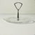 This is a lovely diamond point glass Bon Bon plate with a silver metal center handle. The Diamond Point design was...