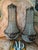 Metal Vintage Dark Bronze and Crystal Wall Sconces - a Pair For Sale - Image 7 of 11