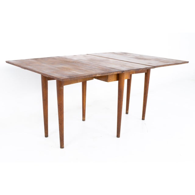 Conant Ball Mid Century Solid Maple Drop Leaf Dining Table Chairish