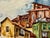 Original watercolor on paper by Henry Emil Salloch, also known as Heinz Emil Salloch, the German-born American artist and...