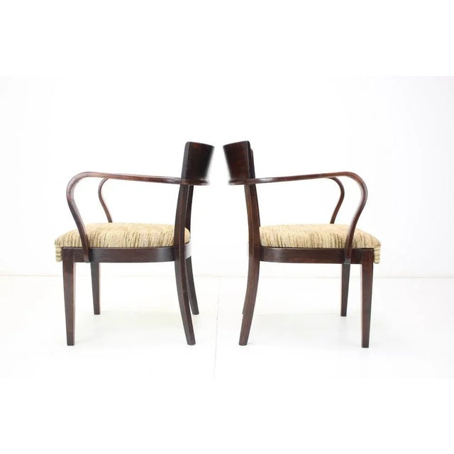 Catalog H-224 Chairs by Jindřich Halabala, Czechoslovakia, 1930s, Set of 4 For Sale - Image 3 of 18
