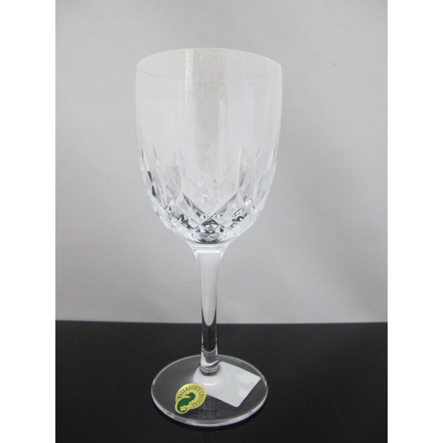 Waterford lead crystal Lismore Encore white wine glass. Excellent condition, no chips, cracks, or repairs. Unused with...