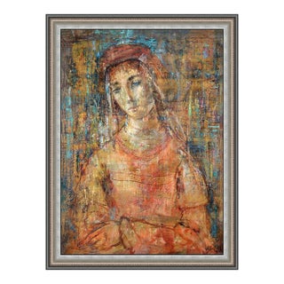 Mid 20th Century Solitude, Edna Hibel For Sale