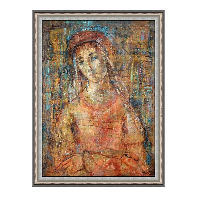 Mid 20th Century Solitude, Edna Hibel For Sale