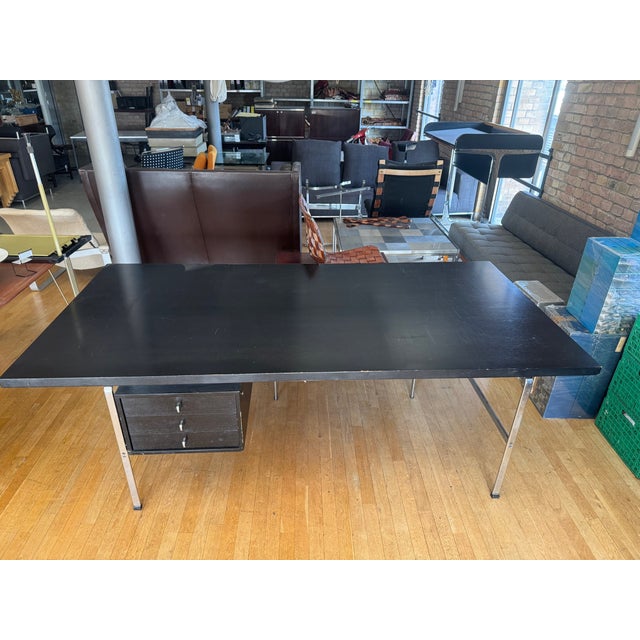 Vintage Executive Desk by Jørgen Kastholm for Kill International, 1960s, in Good conditions. Designed 1960 to 1969 I have...