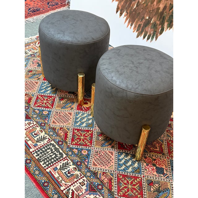 Metal Coco Republic Oscar Stools, Pair For Sale - Image 7 of 12