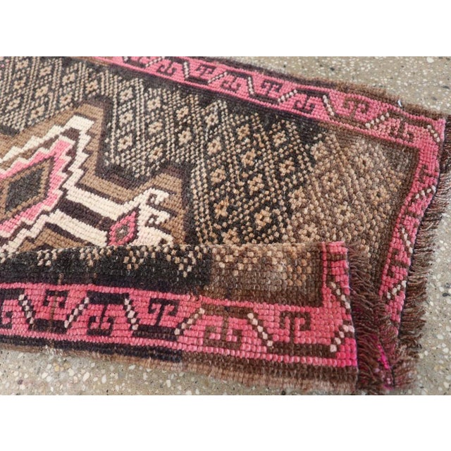 Textile Galerie Shabab Collection Mid-20th Century Turkish Anatolian Throw Rug For Sale - Image 7 of 8
