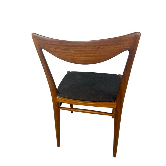 Brown Set of 6 Norwegian Bambi Teak Dining Chairs by Rastad & Relling for Gustav Bahus For Sale - Image 8 of 18