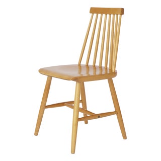 Vintage Scandinavian Swedish Beechwood Pinocchio Dining Chair by Yngve Ekström, 1960s For Sale