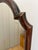 Tall Narrow Antique Wooden Scallop Frame Mirror, France, 1920s For Sale - Image 4 of 13