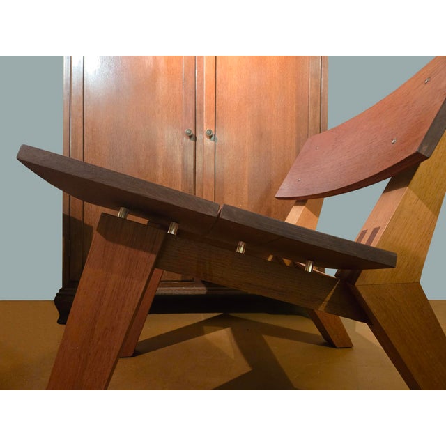Wood Cedar Sâlao Accent Chair For Sale - Image 7 of 10