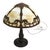 Traditional Bradley & Hubbard Arts & Crafts 6 Panel Slag Glass Table Lamp C1920 For Sale - Image 3 of 12