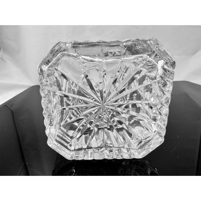 Glass 1970s Waterford Master Cutters Square Crystal Decanter For Sale - Image 7 of 7