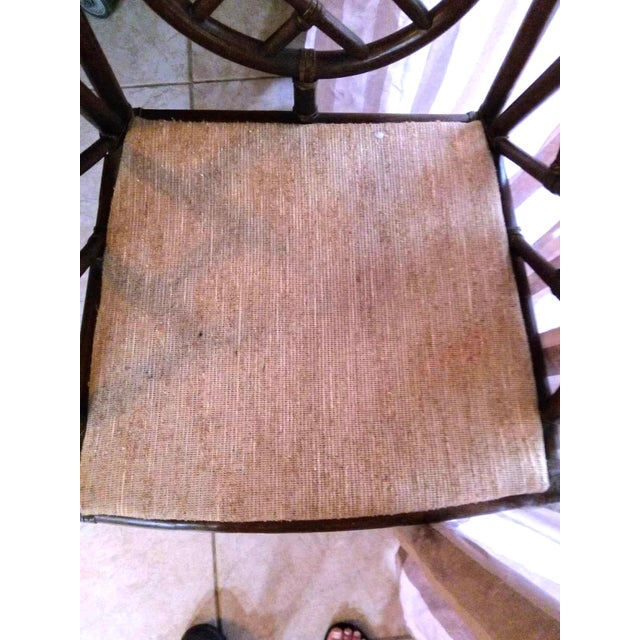 1960s Mid - Century Vintage Chinese Chippendale Side Chair For Sale In West Palm - Image 6 of 7