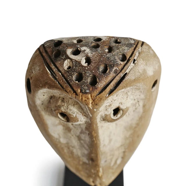 Mid 20th Century Mid 20th Century Lega Mask on Stand For Sale - Image 5 of 6
