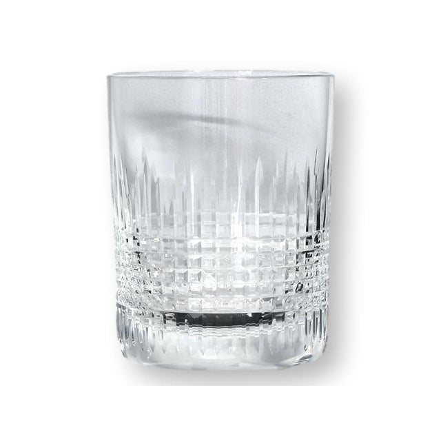 Late 20th Century Baccarat Nancy Old Fashioned Glasses, Pair For Sale In Los Angeles - Image 6 of 6