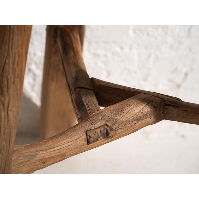 Antique Primitive Stool, 1920s For Sale - Image 4 of 9