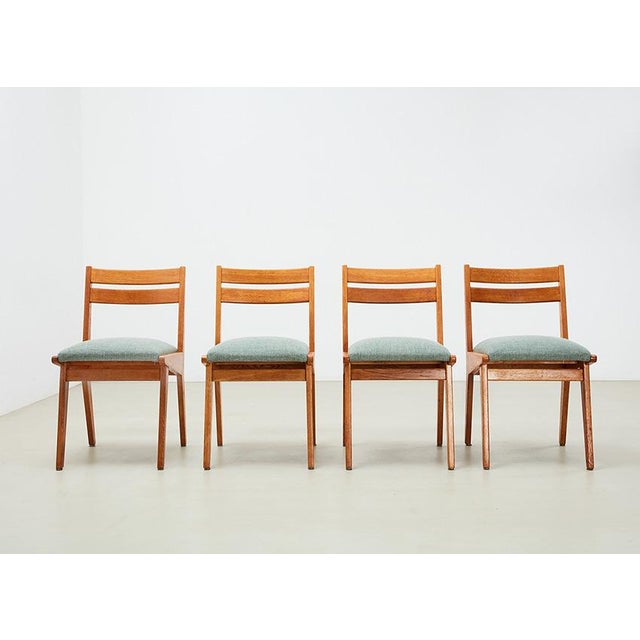 Jens Risom Model 666 Dining Chairs by Jens Risom for Knoll, U.S.A. 1940s, Set of 4 For Sale - Image 4 of 11