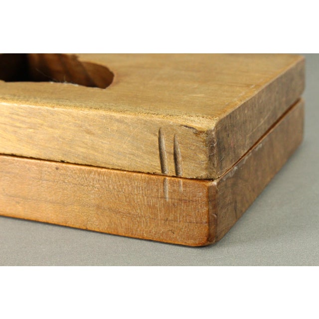 Early 20th C. Japan Hand Carved Koi Fish Mold Kashigata for Sweet Cakes Wagashi For Sale - Image 10 of 18