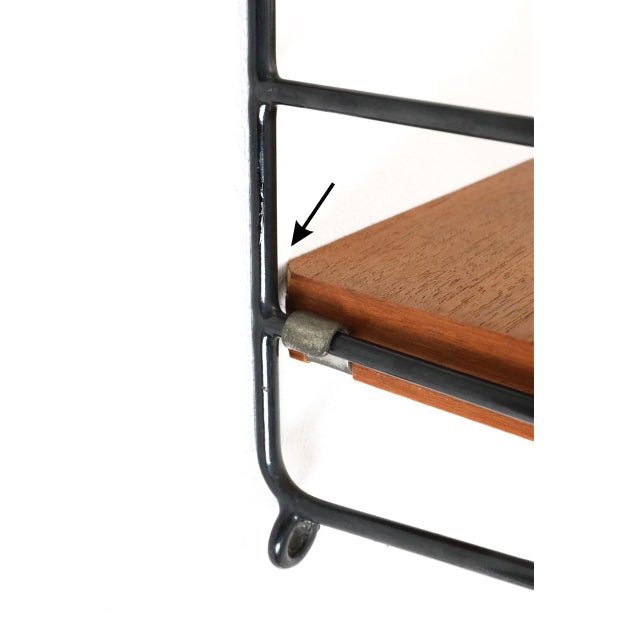 Vintage Teak String Shelf by Kajsa & Nisse Strinning, 1960s For Sale - Image 9 of 12