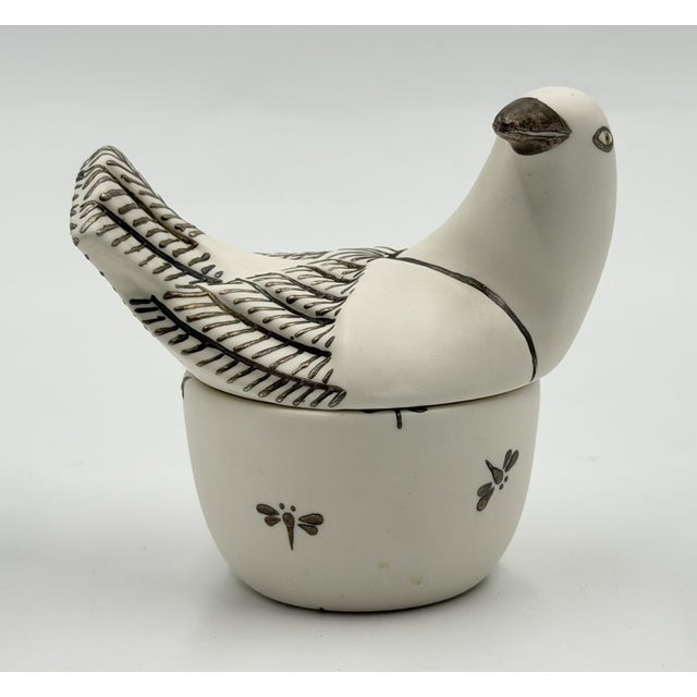 A charming and highly collectible “Dove” jewelry box by Mexican designer and silversmith Emilia Castillo, handcrafted in...